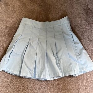 Light wash skirt